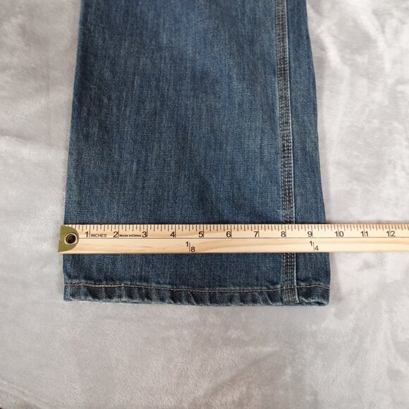 Vintage Lee Carpenter Dungarees Jeans Mens 38x32 Skater Grunge Y2K NEW - Picture 10 of 11